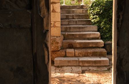 stone stairs
