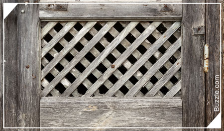 Lattice Wooden window fence