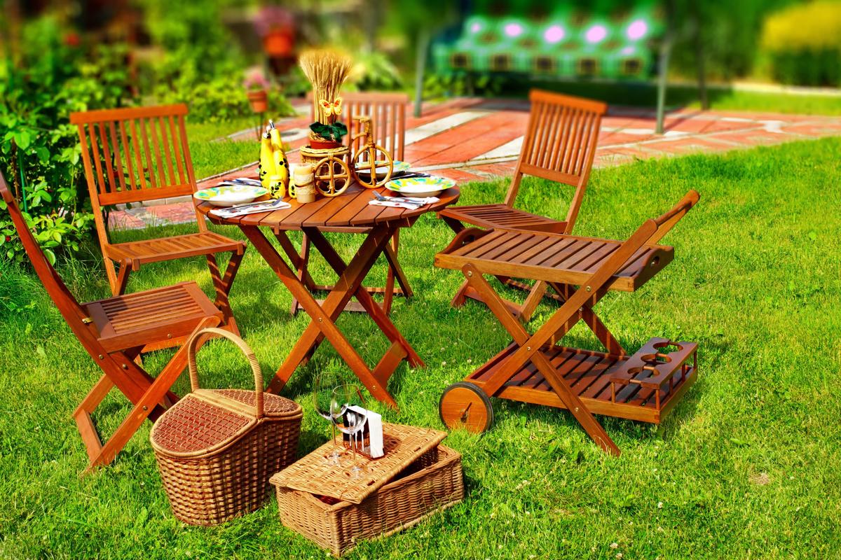 wooden picnic table furniture