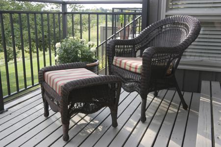 wooden deck