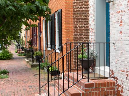 brick stairs