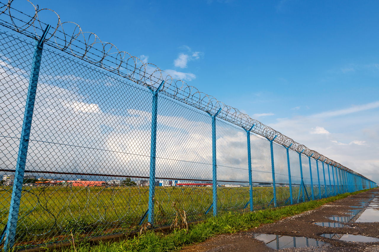 Barbed Wire Fence