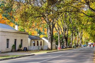 Autumn Landscape Of Historic Town