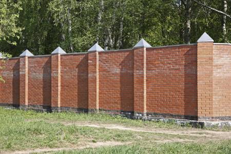 Red Brick Fence