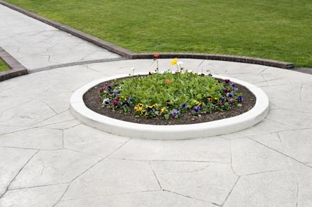 concrete-tiles-and-flower-bed